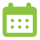 green calendar icon 